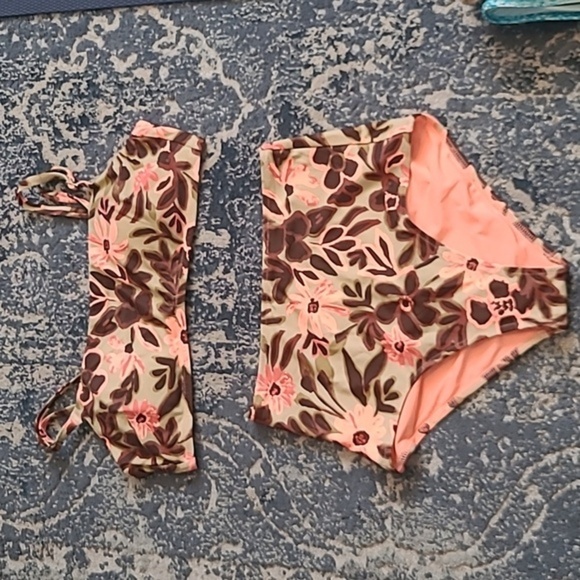 NWT Aerie Floral Swim Suit Bikini - Picture 1 of 4